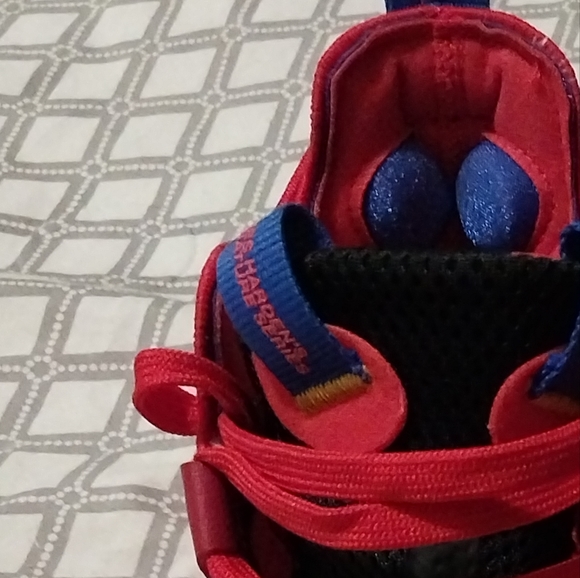 Adidas James Harden Vol. 6 Vivid Red Monogram LasVegas Size8#vegas#backtoschool - Picture 10 of 11